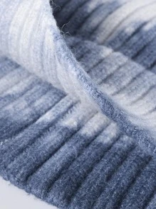 Đàn ông Tie Dye Beanie - Xanh và trắng - Xem 4