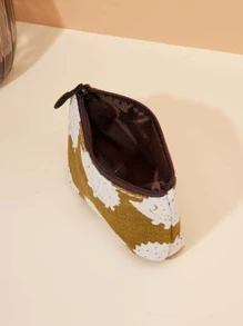 Monedero con dibujos animados erizo - Amarillo - Ver 2