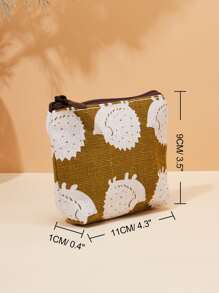 Monedero con dibujos animados erizo - Amarillo - Ver 4