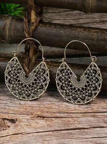 3對/套鏤空復古耳環