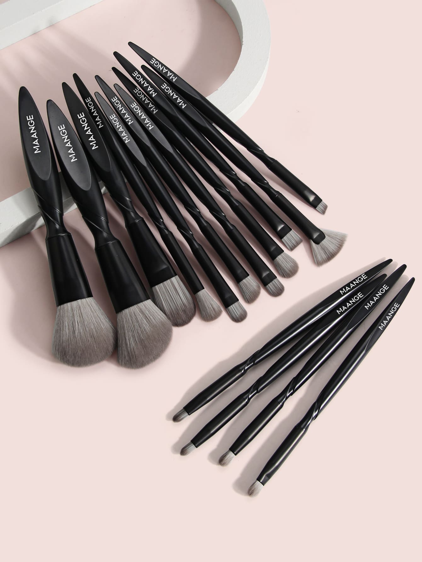 15 piezas Juego de brochas de maquillaje Brocha de corrector Brocha de rubor Brocha de polvo Brocha de sombra de ojos Brocha de iluminador Brocha de base Herramientas de belleza cosméticas, Juego de brochas, Juego de brochas de maquillaje, Juego de maquillaje completo, Juego de brochas de maquillaje, Kit de maquillaje completo, Juego de brochas, Juego de brochas de maquillaje, Juego de regalo de maquillaje - Negro - Ver 1