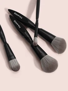 15 piezas Juego de brochas de maquillaje Brocha de corrector Brocha de rubor Brocha de polvo Brocha de sombra de ojos Brocha de iluminador Brocha de base Herramientas de belleza cosméticas, Juego de brochas, Juego de brochas de maquillaje, Juego de maquillaje completo, Juego de brochas de maquillaje, Kit de maquillaje completo, Juego de brochas, Juego de brochas de maquillaje, Juego de regalo de maquillaje - Negro - Ver 3