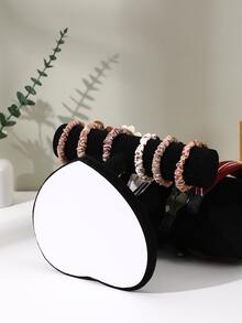 1pc Plain Jewelry Storage Rack - Black - View 2