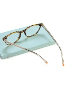Cat Eye Eyeglasses - Brown - View 2
