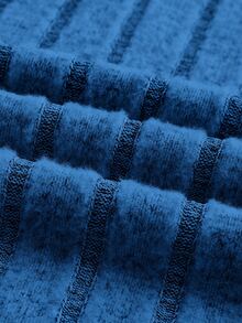 SHEIN EZwear 缺口領側抽繩T恤