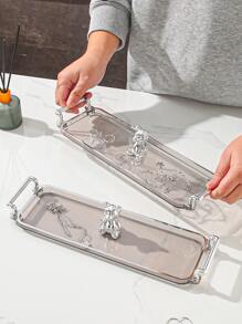 1pc Cartoon Bear Decor Jewelry Tray - Multicolor - View 2