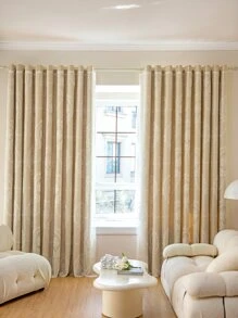 Cortina una sola pieza con encaje floral - Multicolor - Ver 6