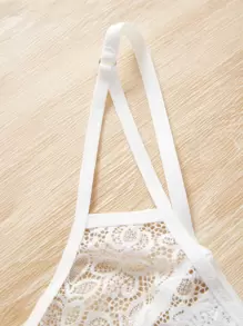 Plus 5pack Floral Lace Cut-Out Sexy Lingerie Panty Set - Multicolor - View 3