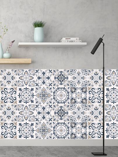 10 piezas Adhesivos de pared impermeables para decoración del hogar, adhesivos para azulejos autoadhesivos, adhesivos para renovación de paneles de pared, papel tapiz, decoración de primavera para refrescar tu hogar, adhesivos de decoración de ramas