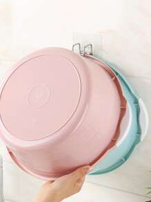 1pc Stainless Steel Wash Basin Storage Rack