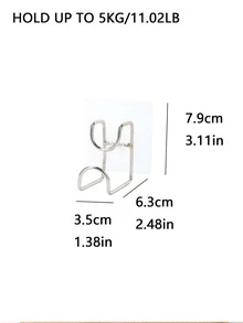 1pc Stainless Steel Wash Basin Storage Rack