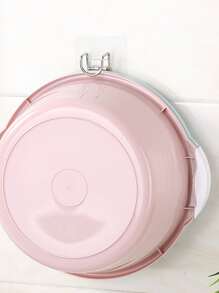 1pc Stainless Steel Wash Basin Storage Rack