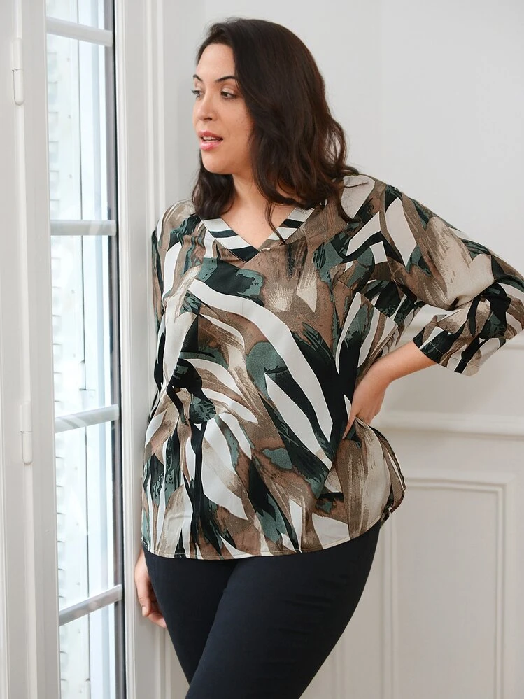 EMERY ROSE Blusa con estampado - Multicolor - Añade 5