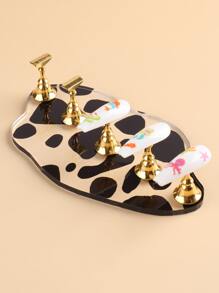 FULL BEAUTY 6 cái Giá đỡ thực hành thiết kế móng tay acrylic với 1 giá đỡ đế hình con bò Giá đỡ móng tay từ tính Giá đỡ màn hình móng tay đào tạo Giá đỡ pha lê làm móng tay tự làm cho tiệm làm móng tại nhà - Nhiều màu - Xem 2
