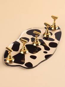 FULL BEAUTY 6 cái Giá đỡ thực hành thiết kế móng tay acrylic với 1 giá đỡ đế hình con bò Giá đỡ móng tay từ tính Giá đỡ màn hình móng tay đào tạo Giá đỡ pha lê làm móng tay tự làm cho tiệm làm móng tại nhà - Nhiều màu - Xem 3