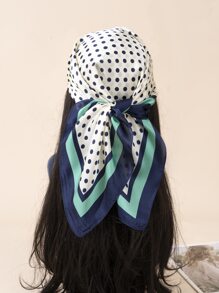 Pañuelo con patrón de lunares - Multicolor - Ver 1