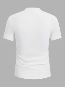 HIMLAND Men T-Shirts Crew Neck Short Sleeve Slogan Tee Casual Fashion Men Clothes Summer