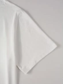 Manfinity EMRG Áo thun & Áo lót Nam Slogan Đường phố - trắng - Xem 6