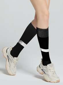 1 par Calcetines deportivo - Negro - Ver 1