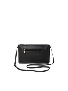 Túi vuông rỗng họa tiết hoa, quà tặng ngày của mẹ cho mẹ - màu đen - Xem 2