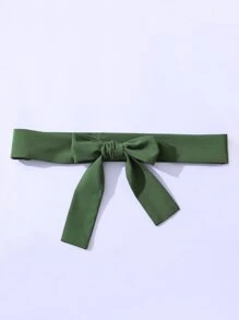 SHEIN Girls Floral Embroidery Mesh Puff Sleeve Dress - Beige - View 8