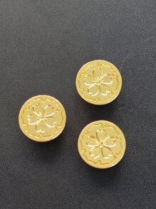 1pc Flower Design Wax Seal Stamp Head - Multicolor - View 1