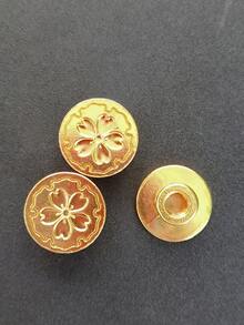 1pc Flower Design Wax Seal Stamp Head - Multicolor - View 3
