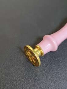 1pc Flower Design Wax Seal Stamp Head - Multicolor - View 4