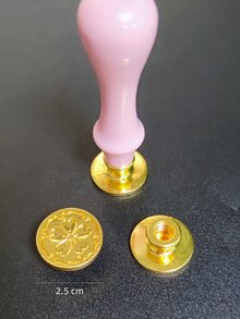 1pc Flower Design Wax Seal Stamp Head - Multicolor - View 5