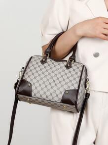 Fashion Commuter Style 3pcs Handbag Sets, Elegant Women's Shoulder Bag For Office & Everyday Use - Multicolor - View 7