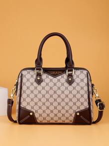 Fashion Commuter Style 3pcs Handbag Sets, Elegant Women's Shoulder Bag For Office & Everyday Use - Multicolor - View 8