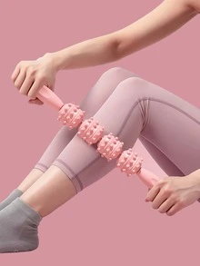 1pc Plain Yoga Massager - Pink - View 2