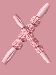 1pc Plain Yoga Massager - Pink - View 4