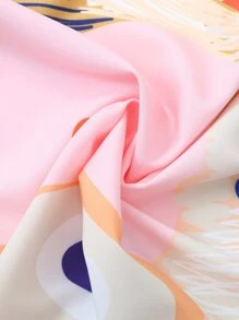 Manta de playa con estampado tropical - Multicolor - Ver 6