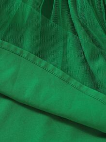 小女童獨角獸印花網紗拼接洋裝 - 彩色 - 查看 5