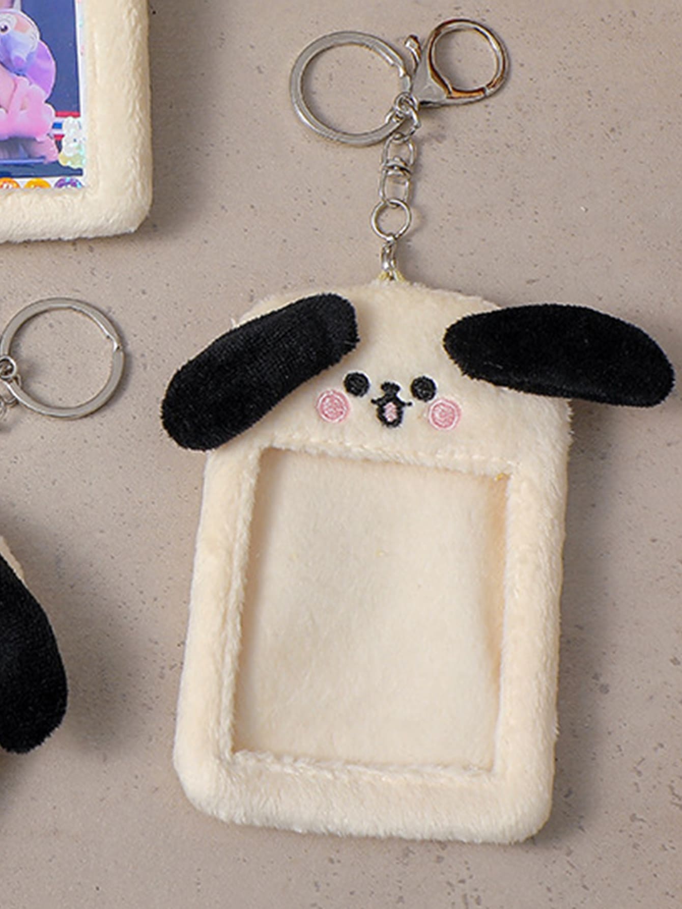 1pc Cartoon Design Office Card Cover - Multicolor - View 1