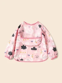 1入組嬰兒天鵝樣式圍兜 - 粉色 - 查看 1