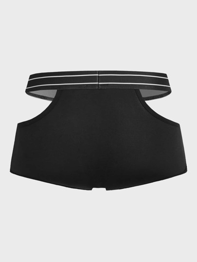 Hombres Calzoncillos boxer en contraste con cinta con letra