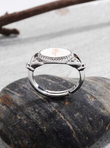 Anillo con diseño de oval