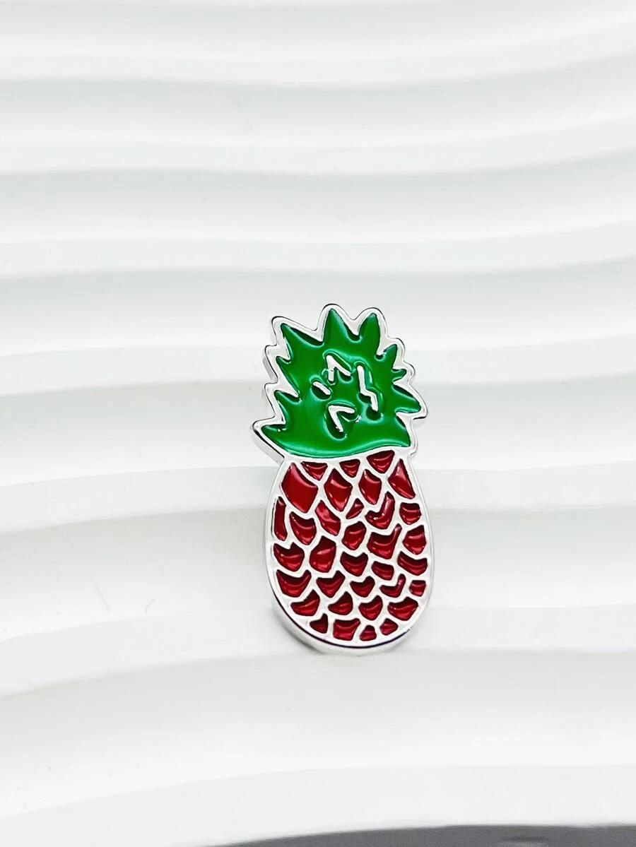 Hombres Broche con diseño de piña - Multicolor - Ver 1
