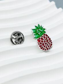 Hombres Broche con diseño de piña - Multicolor - Ver 2