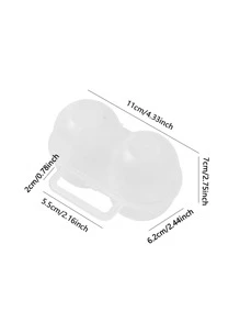 1 pieza Caja de almacenamiento de huevo transparente portátil - Blanco - Ver 8
