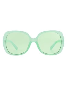 Gafas de sol de marco cuadrado - Verde - Ver 2
