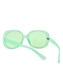 Gafas de sol de marco cuadrado - Verde - Ver 5
