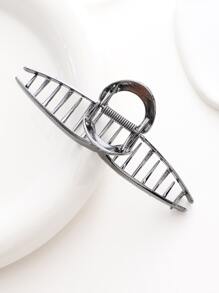 優雅1入組大號金屬髮夾-4.72英寸（約12cm）金色髮夾夾，女士和細髮專用，喜歡擠厚髮也不易掉，堅定造型，時尚女士髮飾 - 黑色 - 查看 5