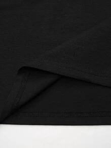 Manfinity Men Letter Graphic Tank Top - Black - View 3