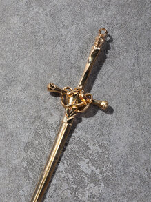 Ghim cài tóc thiết kế StreetSword - Vàng - Xem 4
