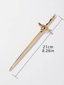 Ghim cài tóc thiết kế StreetSword - Vàng - Xem 5