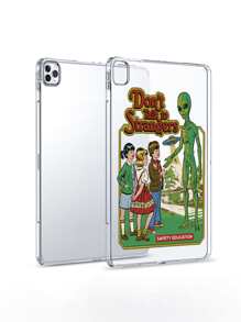 Stevenrhodes 外星人和人物圖案iPad保護套 - 彩色 - 查看 2