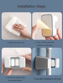 1pc Two Tone Random Mop Holder - Grey - View 6